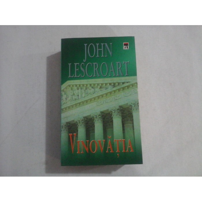      VINOVATIA (roman)  -  John  LESCROART 